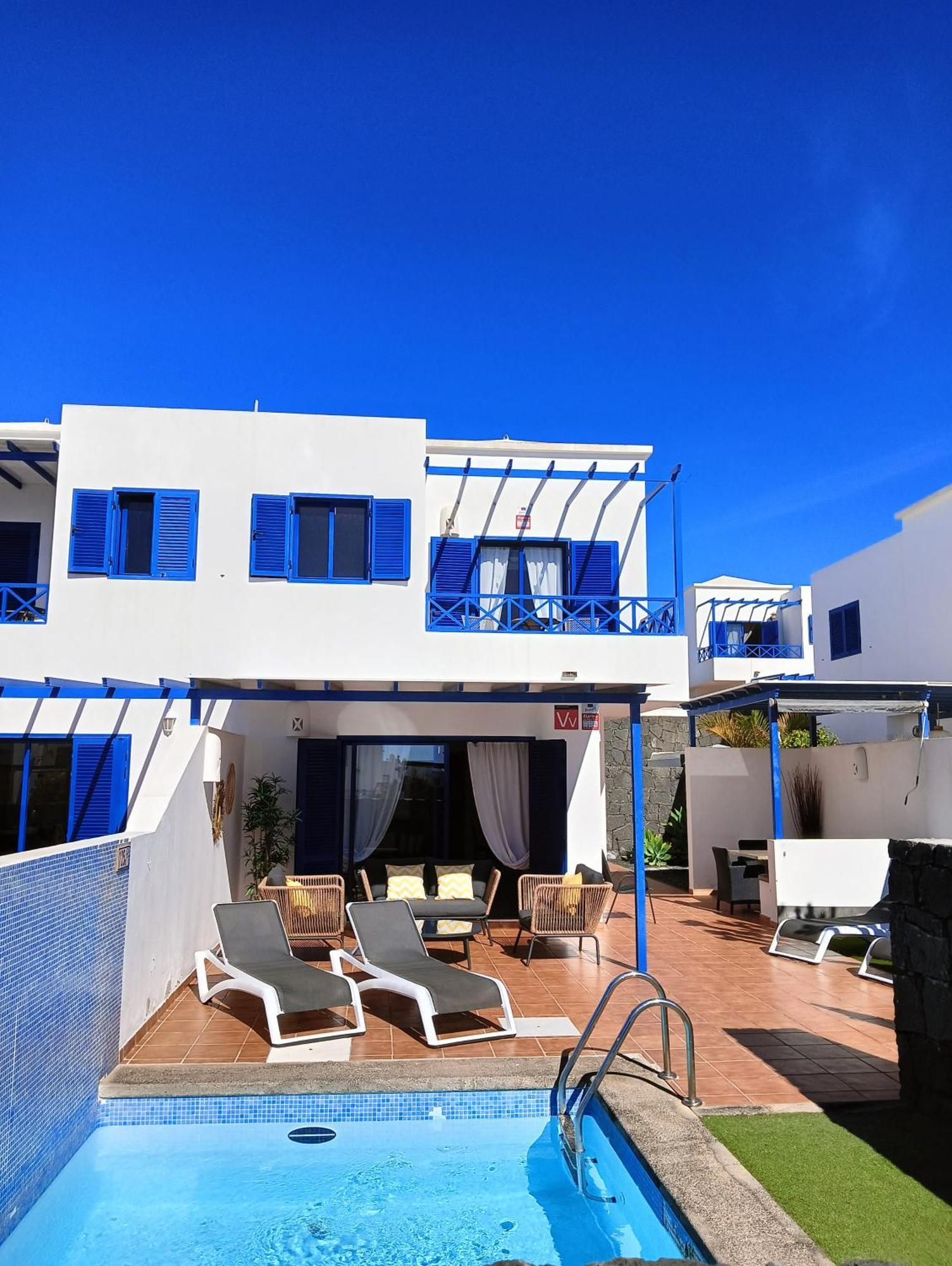 פלאיה בלנקה Villa Optimist Rubicon Piscina Climatizable, Frente Al Mar מראה חיצוני תמונה